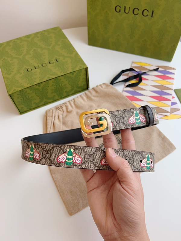 スーパーコピーグッチベルト着用イメージ